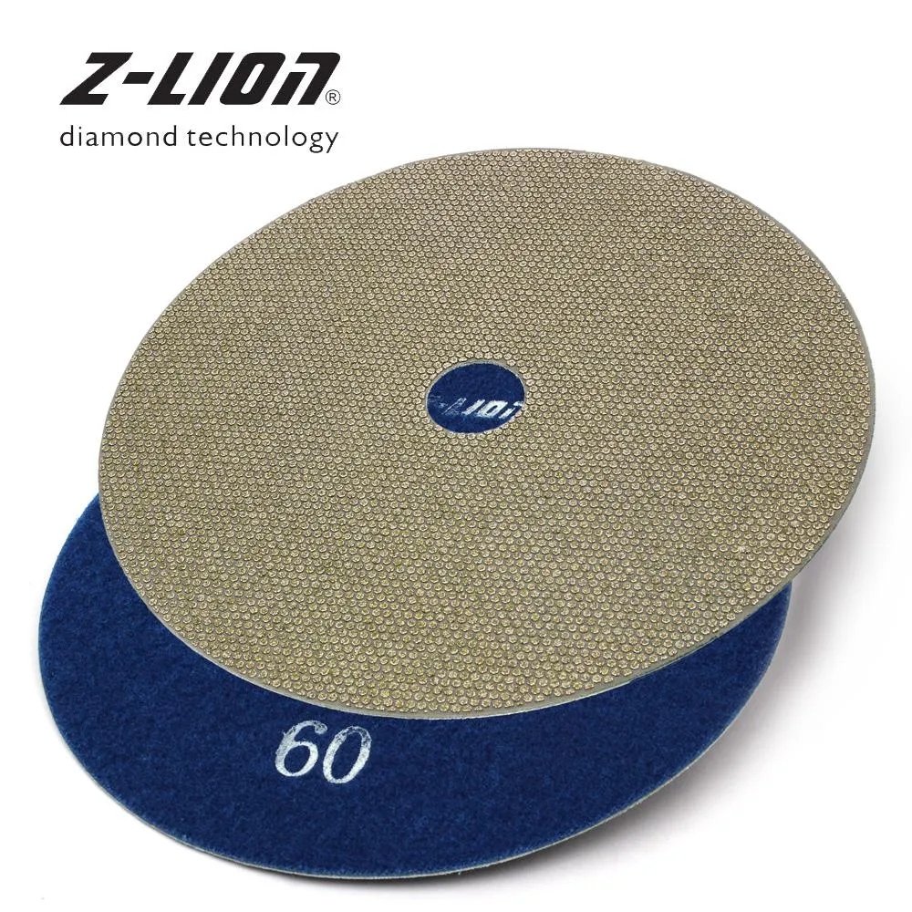 Polijstpads Zleap 6 "Diamantpoleringskuddar 150 mm Electorplated Disk for Granite Concrete Polishing Slip Tool Aggressiv sliphjul