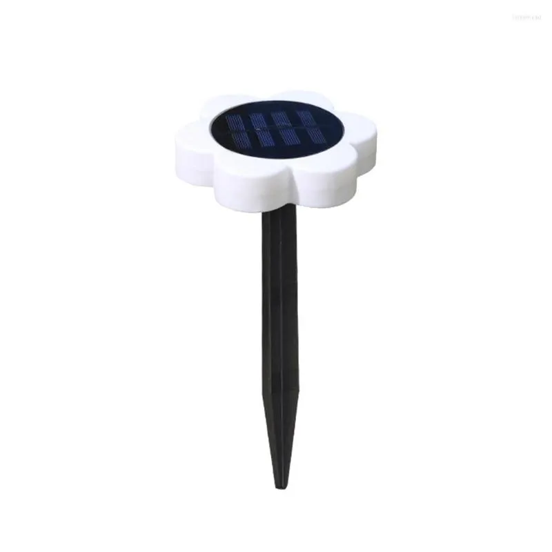 Solar Lawn Light Outdoor Yard IP65 Lampada impermeabile Cordless Walkway Park Terra decorativa Inserimento di illuminazione