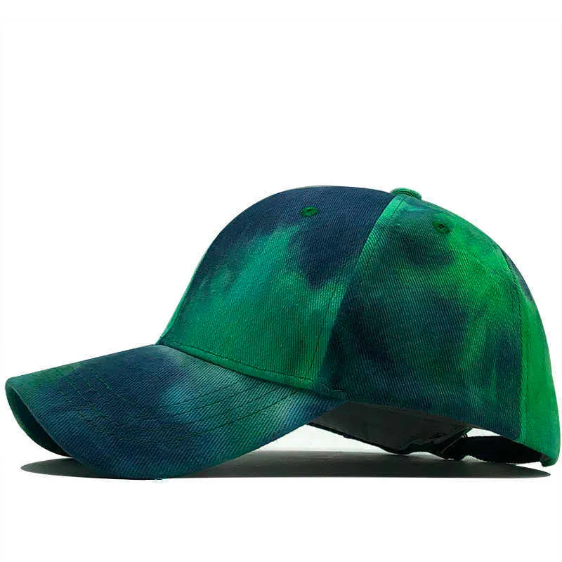 Snapbacks New Cotton Men Tie-dye casquette de baseball pour femmes Graffiti snapback chapeau os casquettes gorras casual casquette hommes pêche baseball chapeaux P230515