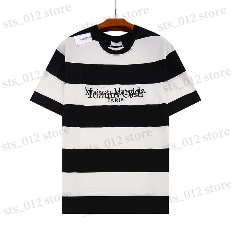 Camisetas de hombre Maison Camisetas de hombre Moda de verano Margiela Hombres Mujeres Diseñadores Camisetas Camisetas de manga larga Luxurys Carta Camisetas de algodón Ropa Polos 3 QD1W T230512