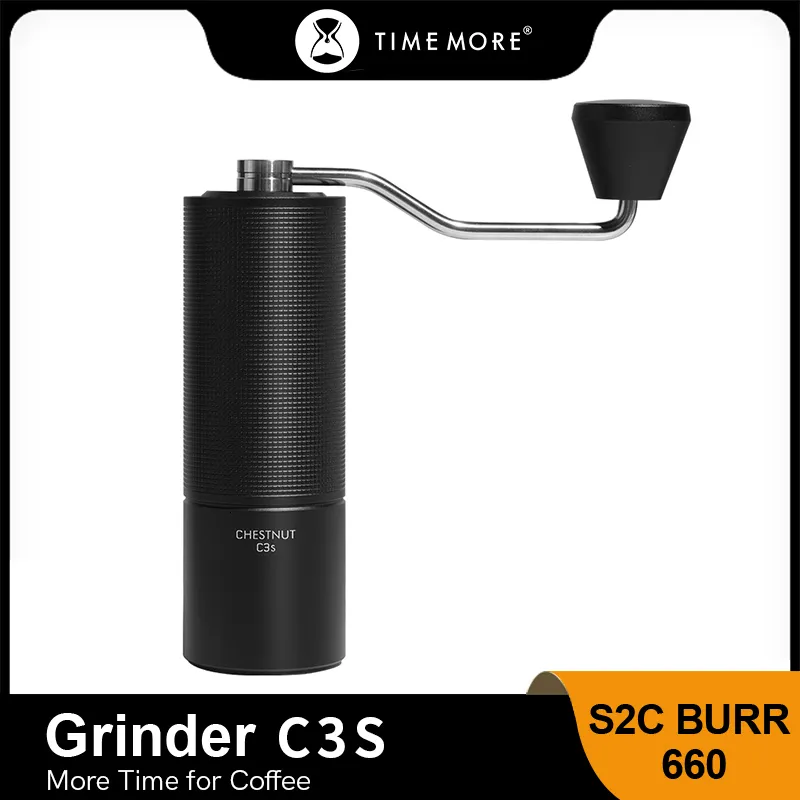 TimemORE Store Chestnut C3S/C3ESP Timemore Manual Coffee Grinder All Metal  Body, S2C Burr, Includes Cleaning Brush 230512 From Xianstore09, $65.82