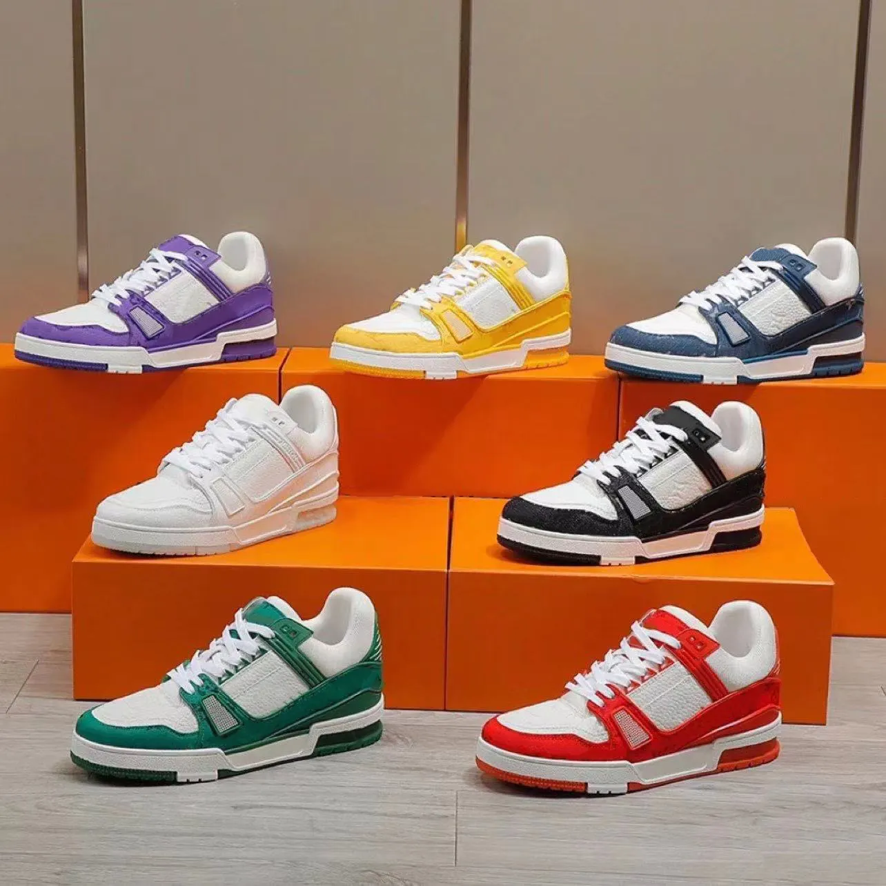 Designer Uomo Scarpe Causali Moda Donna Pelle Con Lacci Piattaforma Suola Sneakers Bianco Nero Uomo Donna Lusso Velluto Scamosciato 35 45 Da 23 27 DHgate