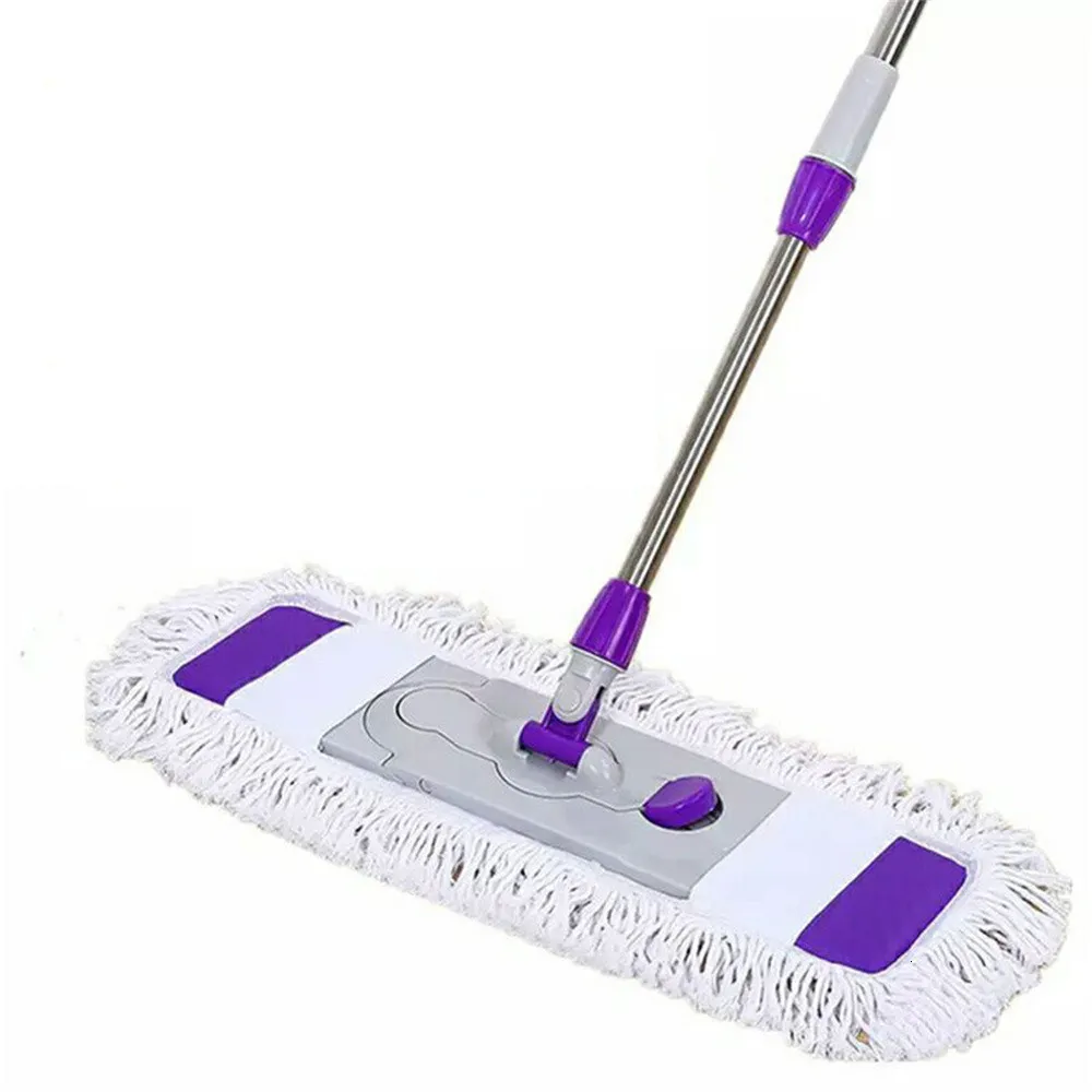 Mops Oversized 65cm Flat Mop For Floor Adjustable Cleaning For Home el Shopping Mall Cleaning Tools Large Size Flat Mop 230512