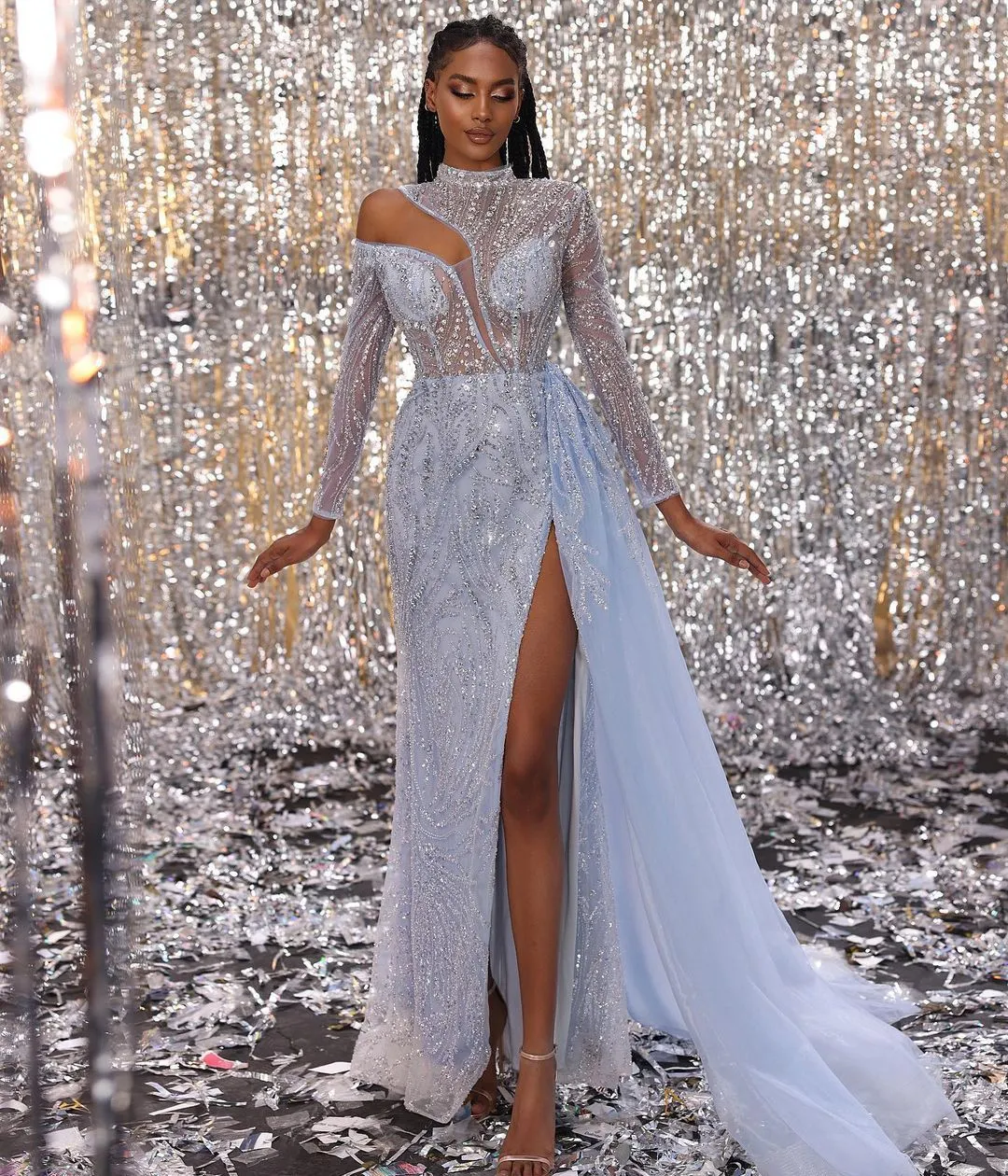 Rhinestone party dress hot sale