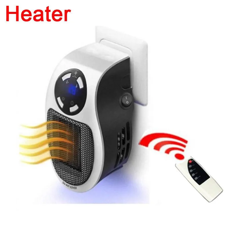 Verwarmers draagbare elektrische verwarming plug in wandverwarming kamer verwarmingskachel huishouden radiator externe warmer machine 500W apparaat