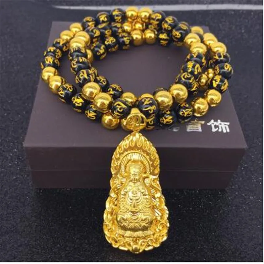 Vietnam Alluvial Gold Om Mani Padme Hum Six Words Mantra Guanyin Buddha 