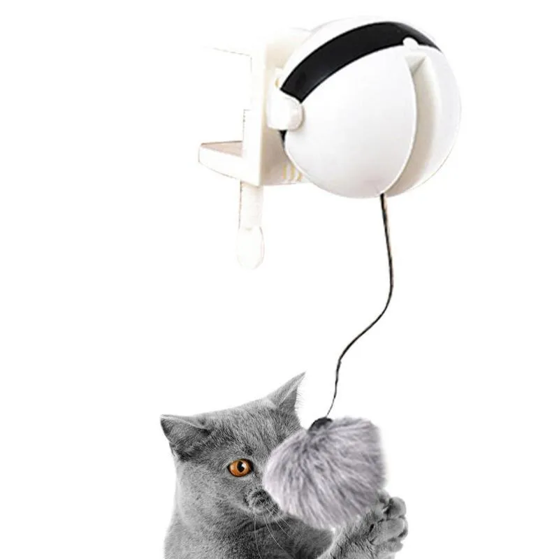 Toys drôle électrique chat jouet levant balle chats teaser jouet électrique flottant rotation chat toys electronic motion toys animaux interactifs