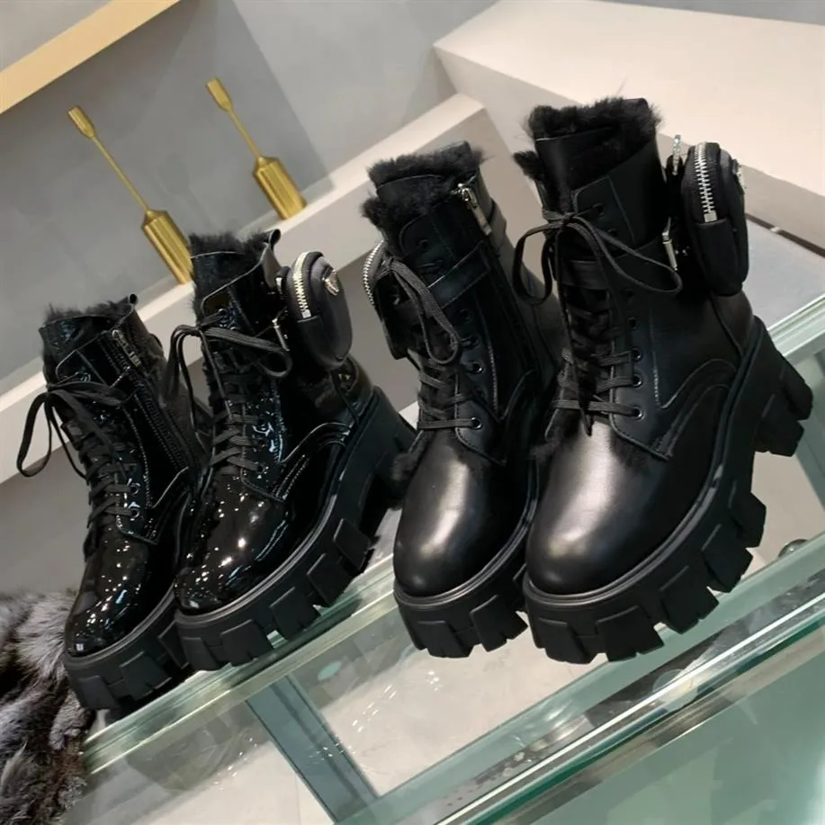 Designer military boots top