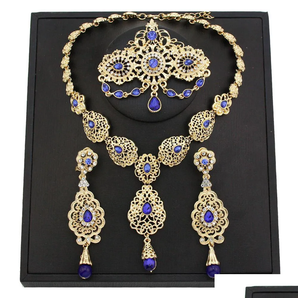 Vintage Earrings For Women Moon Shape Hanging Dangle Drop Earrings Arabic  Luxury Bridal Earrings Set In Gold - Dangle Earrings - AliExpress