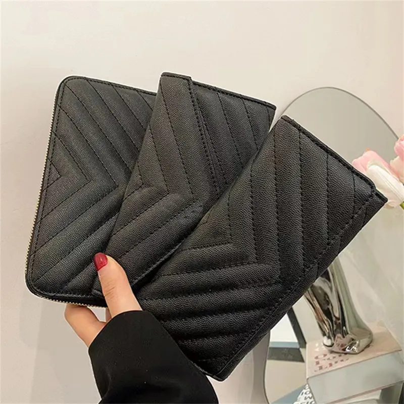 Cassandre Flap Femmes Portefeuille Designer Purse Card Holder 10A Haute Qualité Coin Luxury Purses Designer Femme Sac À Main Chaîne En Relief avec Boîte Hommes Portefeuilles hobo_bags