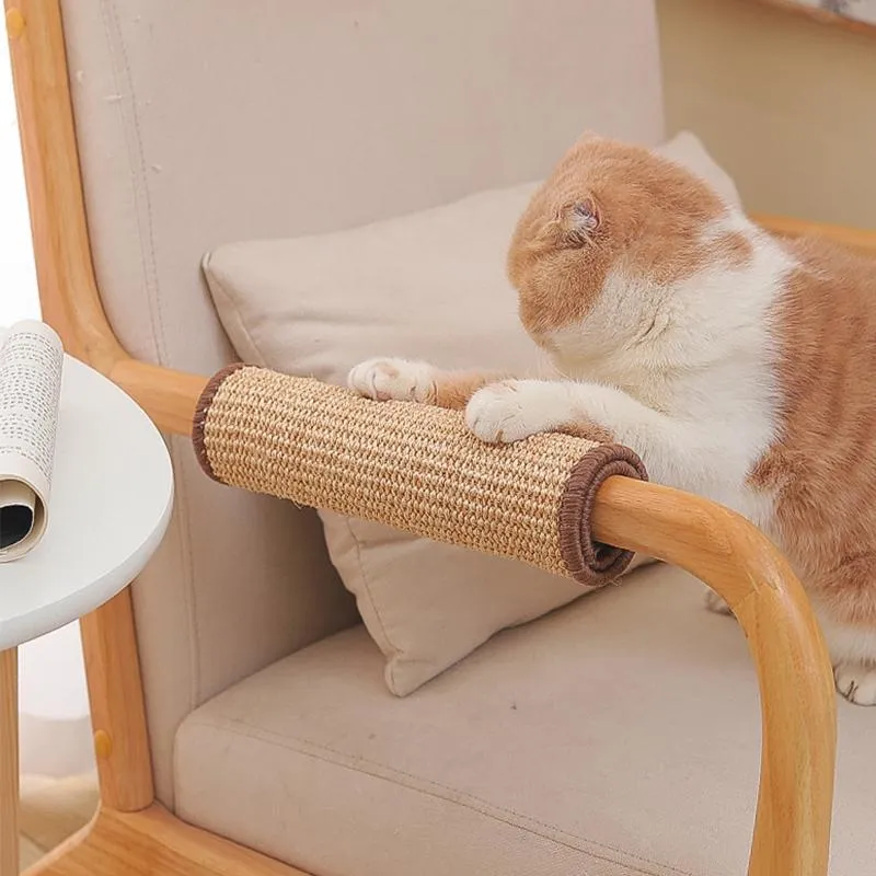 DHgate Sisal Cat Scratching Pad Natural Durable Mat for Cats to Sharpen Claws Pet Supplies