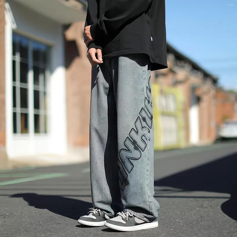 Pantalones Vaqueros Para Hombre Ropa De Calle Americana