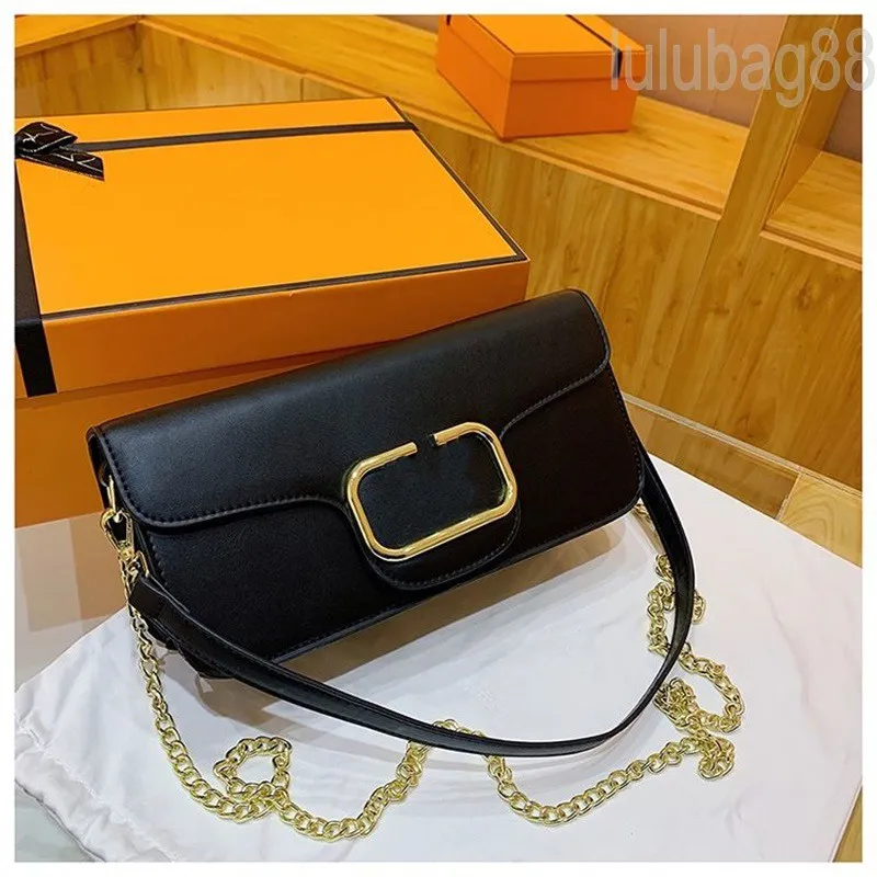 Adjustable designer bag squares handbag evening leathers multicolour chains gold color letters soft lining crossbody fashion dainty brown shoulder bag