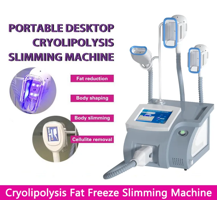 Ny Cryolipolysis Fat Freeze Machine Dubbel Chin Personlig användning Cryoterapi Slimming Beauty Equipment