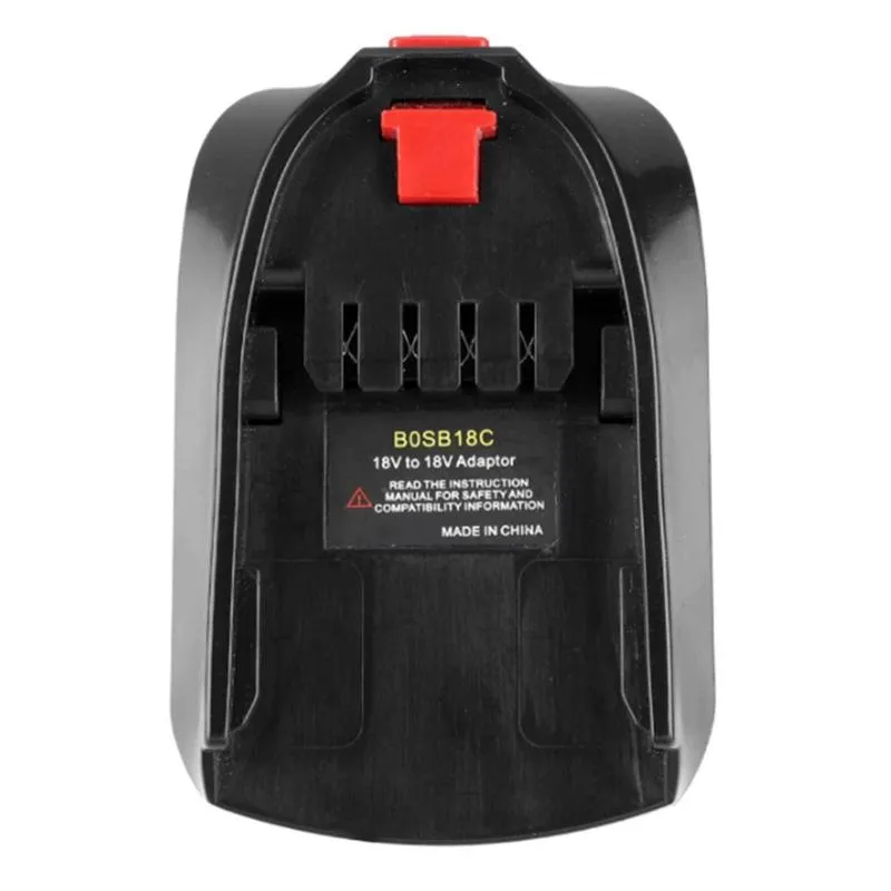 GereedSchap Nieuwe adapterconverter BOSB18C Gebruik voor 18V Liion Battery BAT618 op Home Lithium Elektrisch vermogen Tool Vervang alle 18V