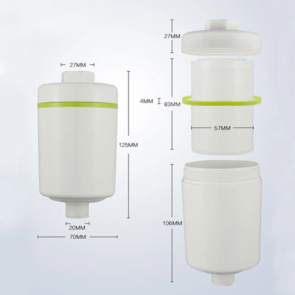 High flow replaceable universal KDF Shower Water Filter for bathroom beauty skin heavy metal chlorine impurities removal purifi (7)