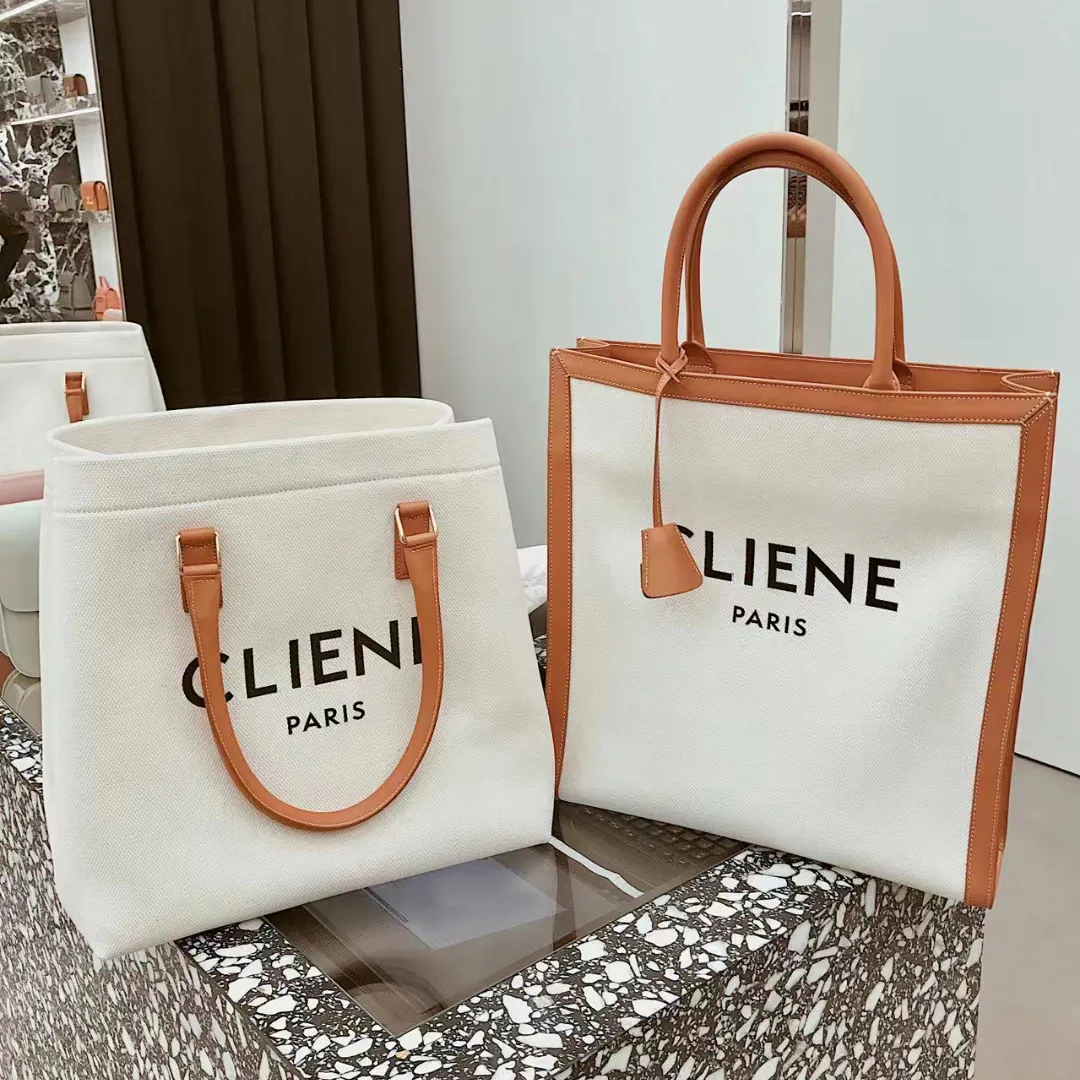 High Quality Womens CANVAS Designer Beach Bag Luxury Mens Linen