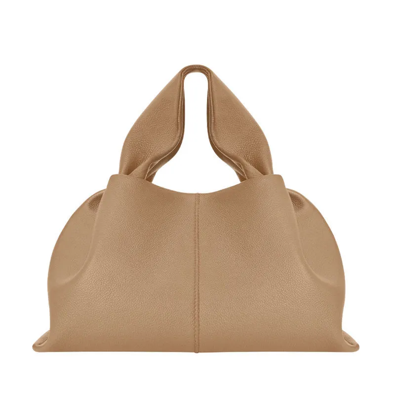 Womens Luxury Designer Shoulder Bag, Full-Grain Textured