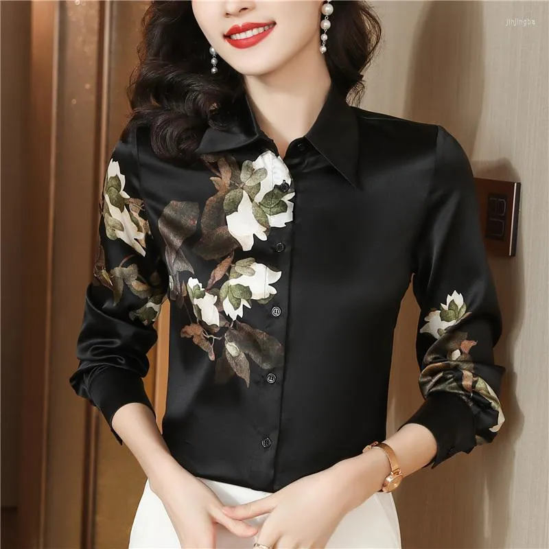 Camisas negras elegantes para mujer sales