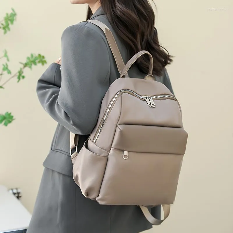 Zaino Khaki Oxford Donne Borsa Di Scuola Di Viaggio Casual Con Chiusura Con Cerniera Zaino Studenti Adolescenti 2024 Da 29 81 DHgate