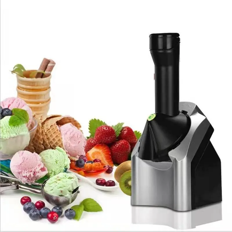 Rakare Egrape Electric Fruit Glass Förberedelser Maskiner Hem Express Soft Serve Icecream Maker Sorbetiers Slush Machine