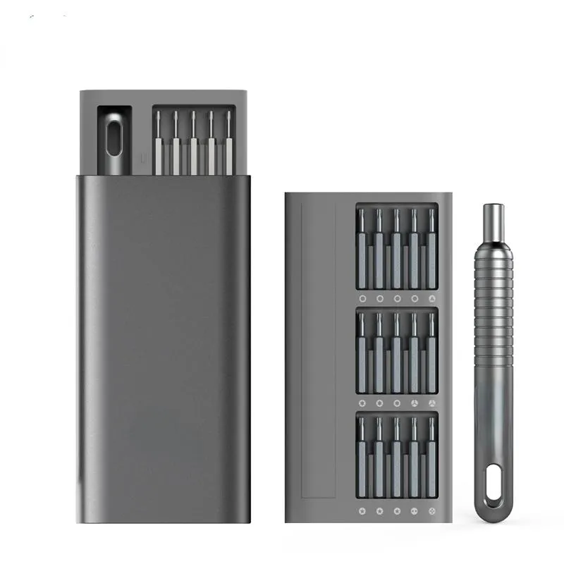 Conjunto de chaves de fenda de precisão doméstica Schroevendraaier 31 em 1 com kit de ferramentas de reparo de bits de aço S2 para câmera de laptop smartphone para computador telefônico