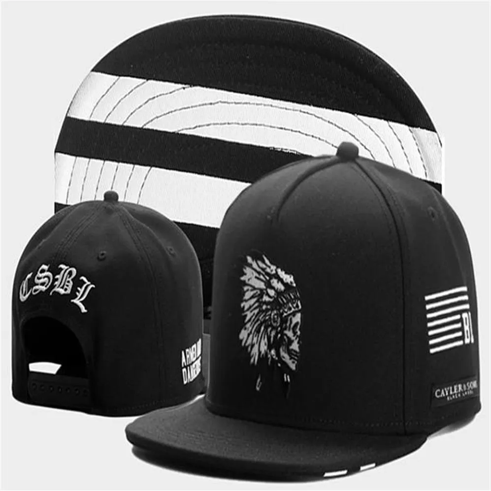 Cayler & Sons CSBL skull Indian Baseball Caps Fashion New Arrival Bone gorras Men Hip Hop Cap Sport Snapback Hats305a