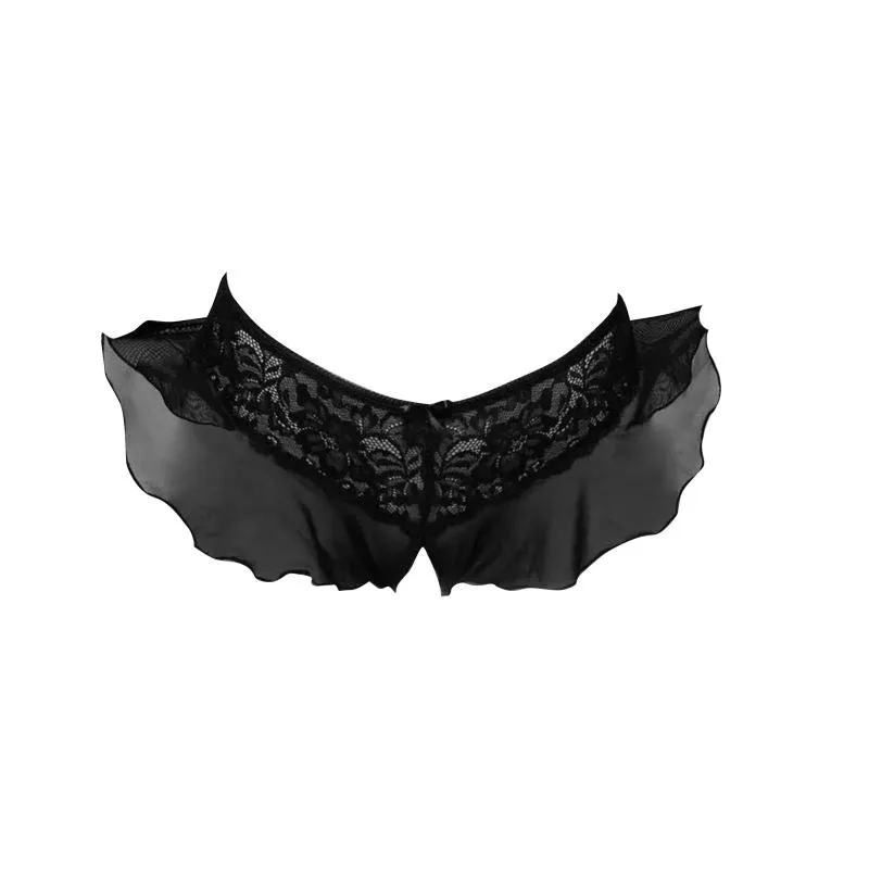 Sexy Lace Sheer Open Crotch Panties With Front Closure For Transparent Lace  Sleepwear And Lingerie From Longxianlo, $18.78