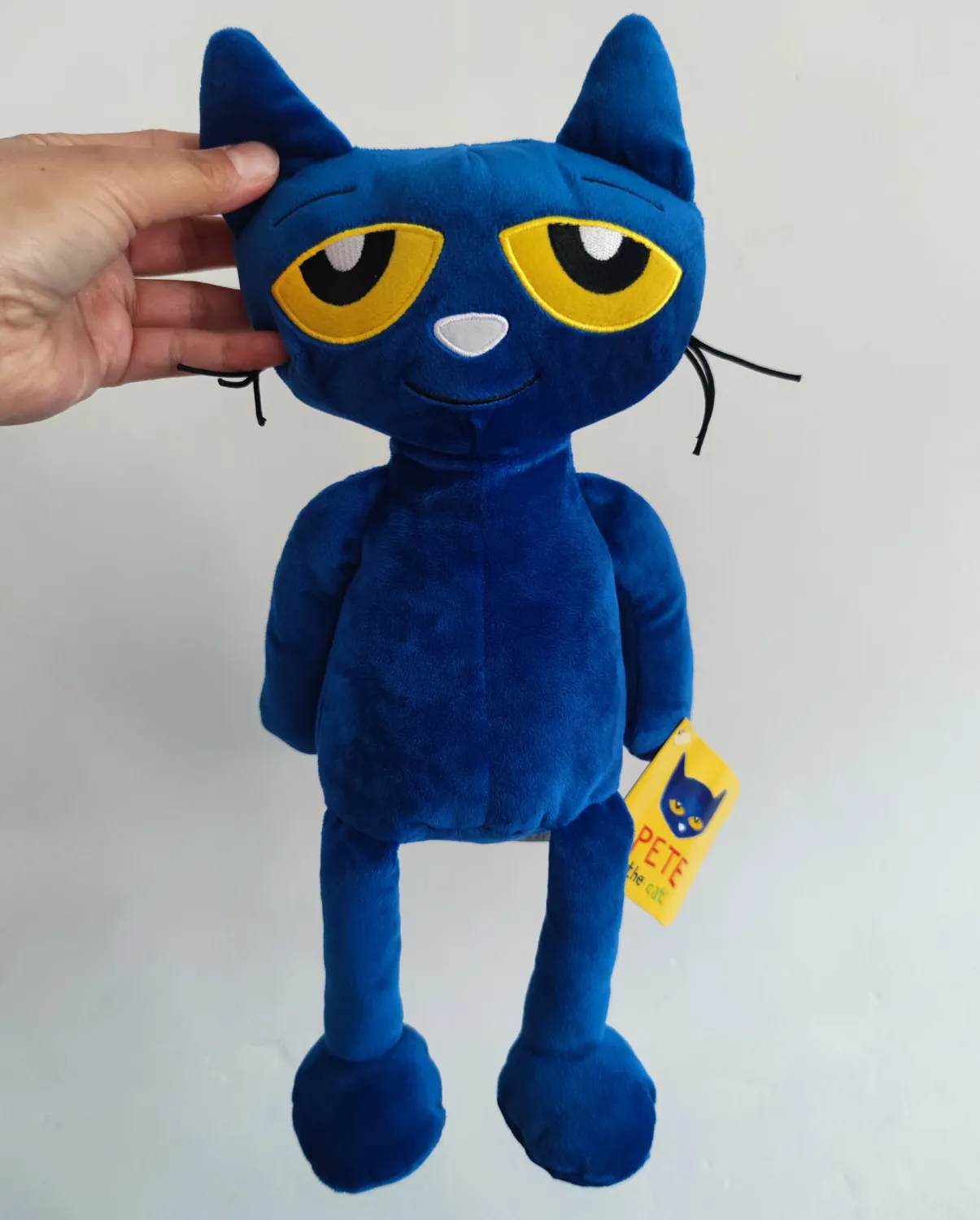 High Quality Pete the Cat Plush Toy Soft Colorful Stuffed Animal for Kids Playmate Room Decor Ideal Holiday Gift