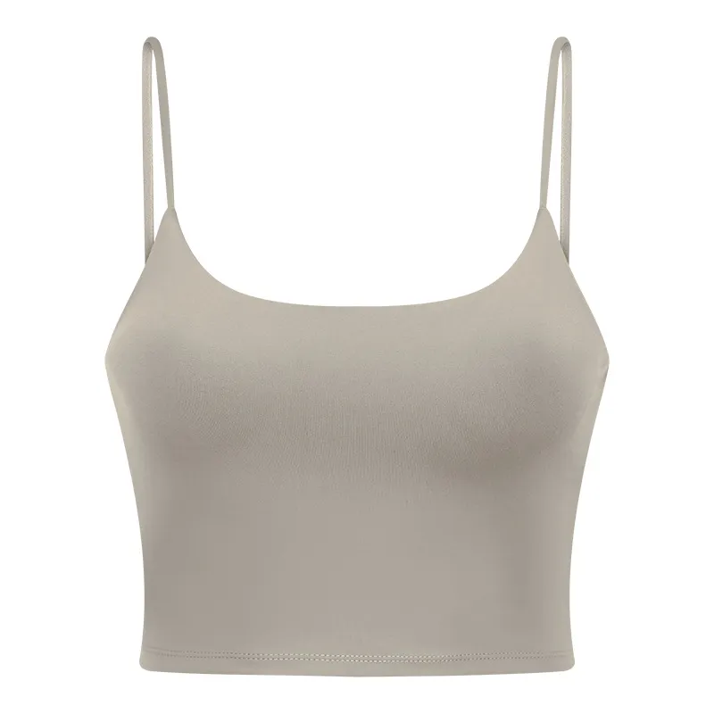 L238 Thin Straps Longline Bra Classic Yoga Bras Women Tank Tops Breathable  Brassiere Sexy Lingerie With Removable Chest Pad Lady Half Sling Slim Fit  Sports Bra From Aliao007, $11.71