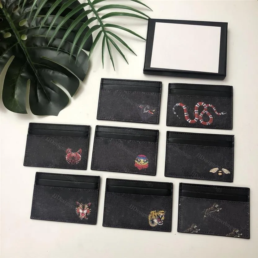 Kreditkortsinnehavare av högsta kvalitet 2021 Kvinnliga damer män mode plånböcker små plånböcker ID Holder Designer Designers Luxurys med Box178Q