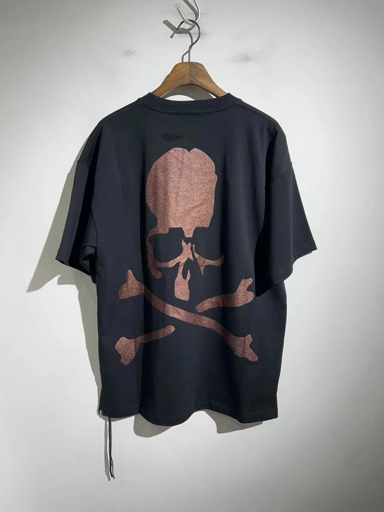 Camisetas de marca de moda master mind Japan para hombre Camiseta holgada con estampado de calavera y letras Offset camisetas de algodon de