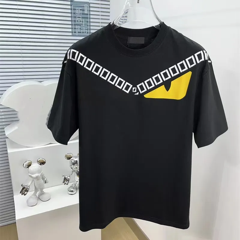 23s Mens T Designer Tee Shirt Pure Cotton Letter Printing Holiday Casual Par's Samma kläder S-5XL