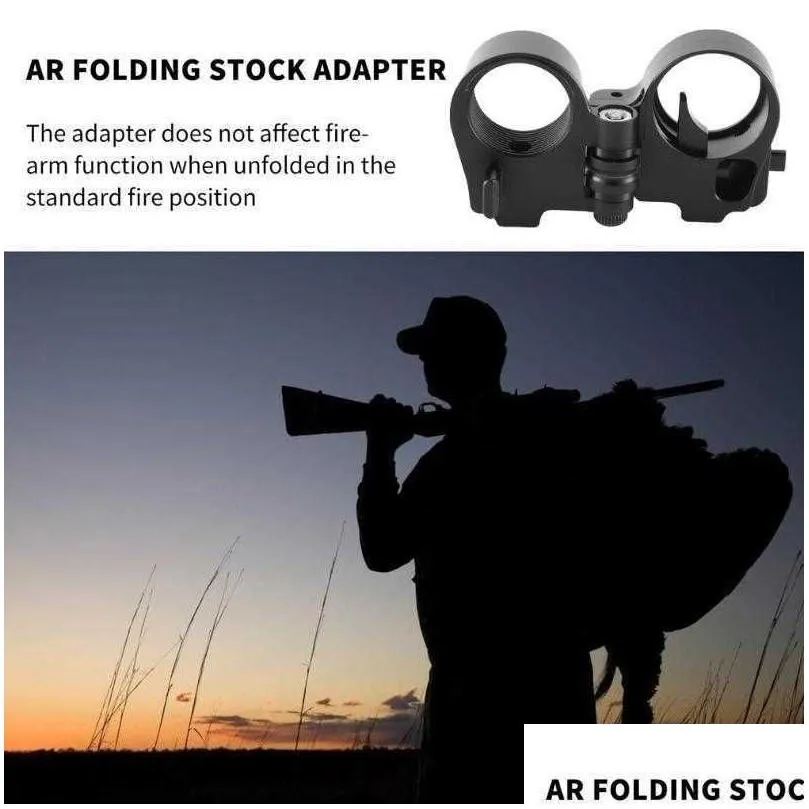 tripods tactical ar folding stock adapter ar15/m16 gen3m hunting accessories black