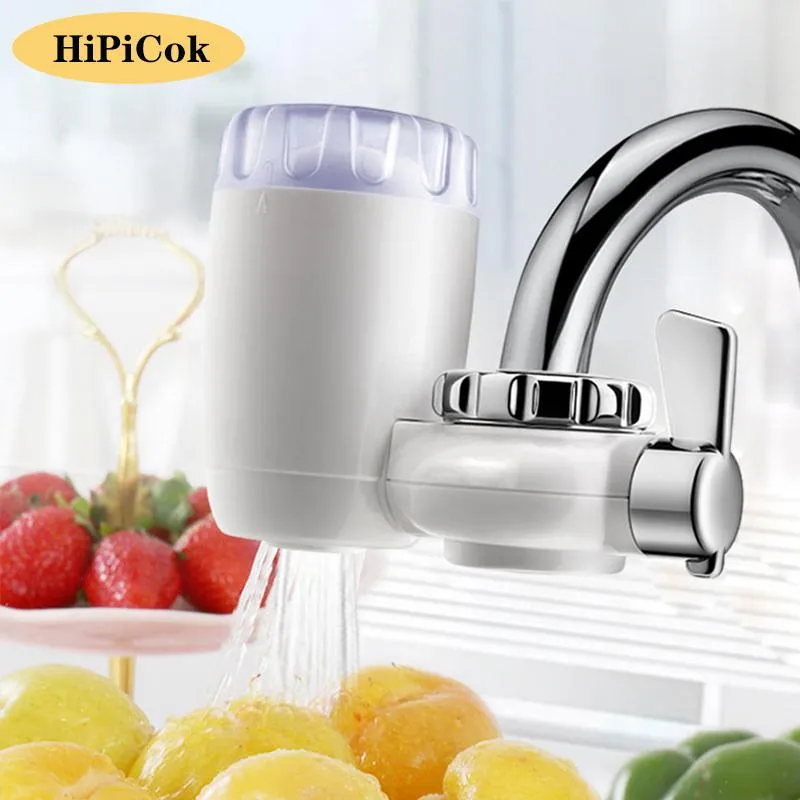 Устройство Hipicok Tap Water Purifier Filter Filter Kitchen Faucet Passable Ceramic Percolator Chemerer Удалить примеси бактерии ржавчины