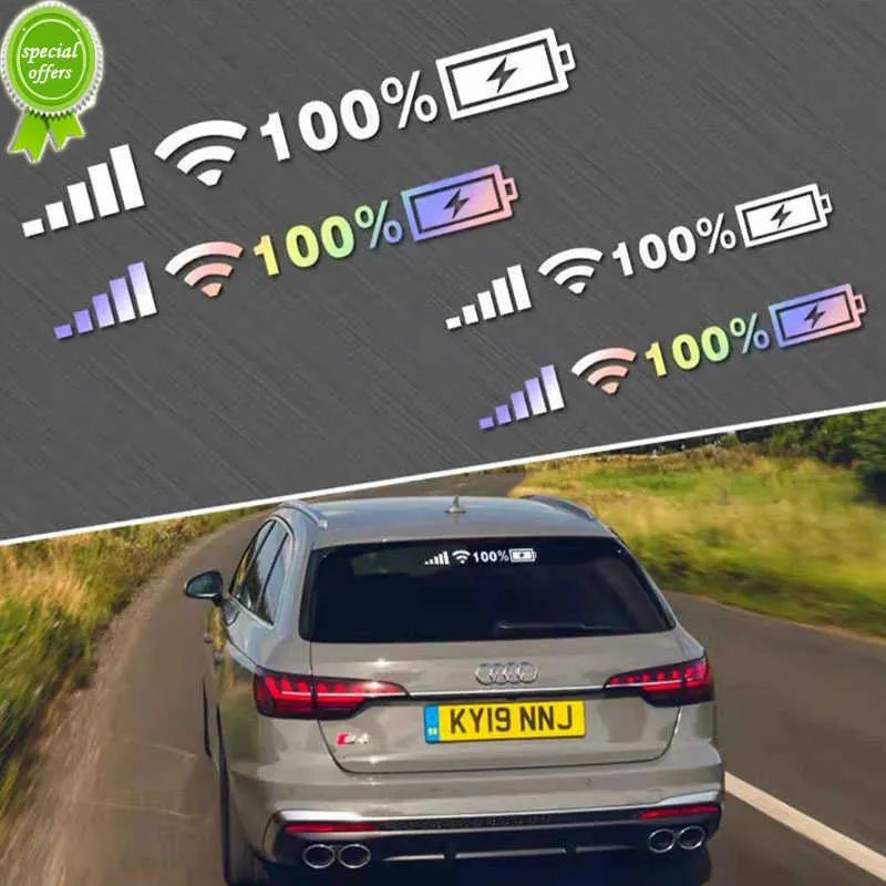 Novos acessórios de decoração personalizada sinalizador de pára -brisa Wi -Fi Modificação móvel de modificação do celular carro carro