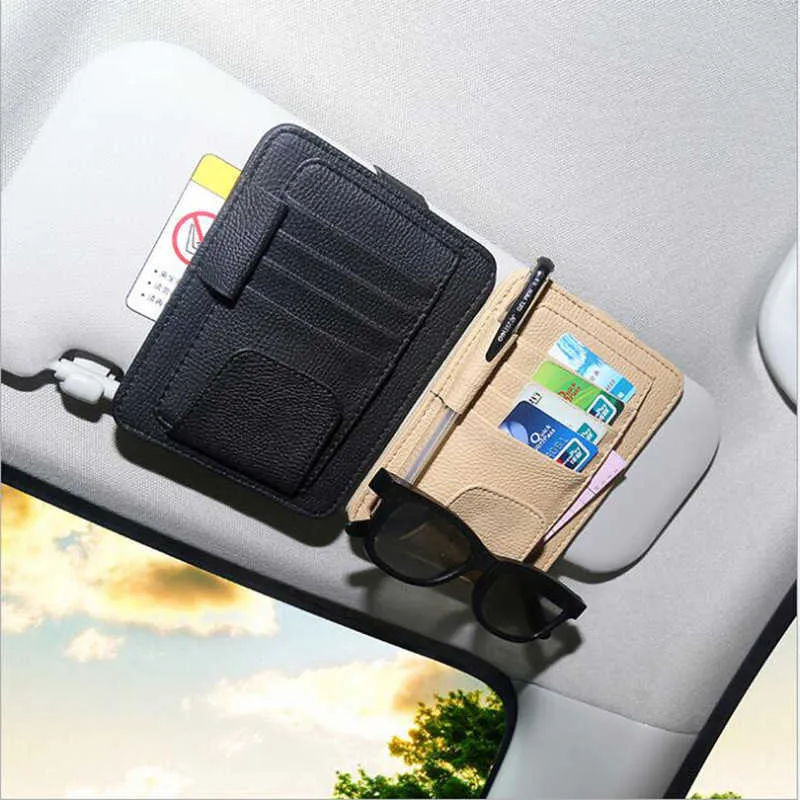 Car Sun Visor Organizer Multi-Pocket Auto Interior Accessories