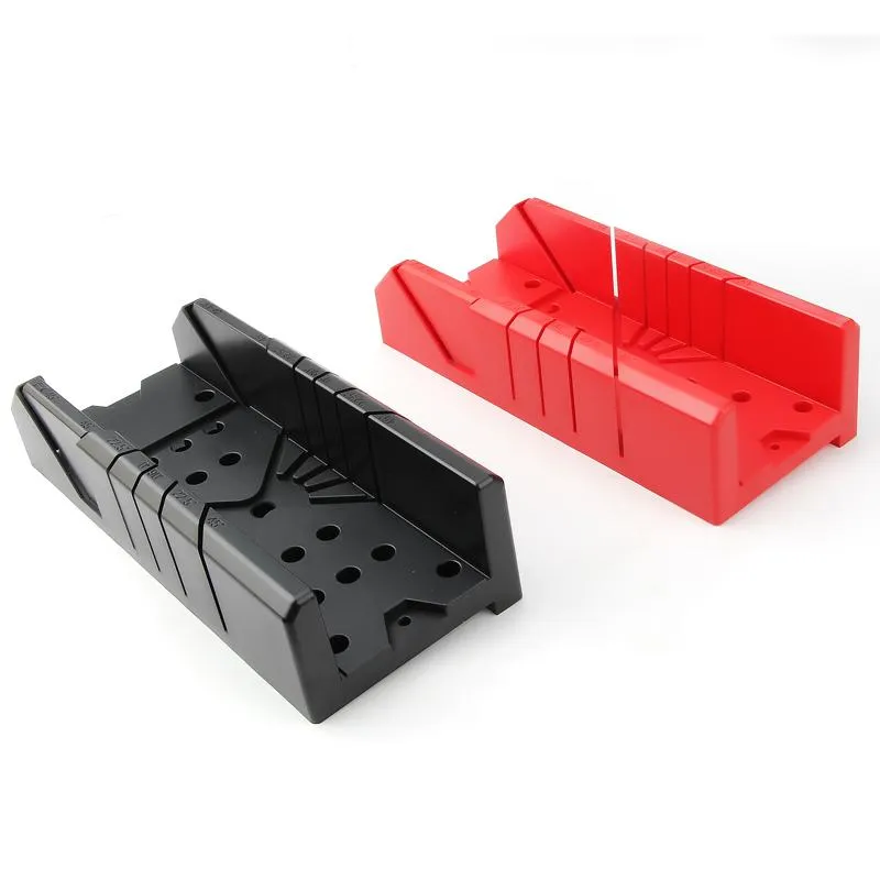 Menuisiers 1 pièces 12 "boîte à onglets en plastique coupes de serrage pour le travail du bois fentes d'onglet pour menuisier sculpteur sur bois charpentier