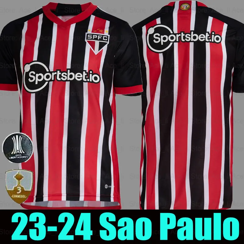 2023 2024 상파울루 fc 축구 유니폼 LUCIANO 23 24 Arboleda Rafinha Calleri ALISSON PABLO MAIA pele eterno 홈 어웨이 3rd 축구 셔츠 camisa de futebol