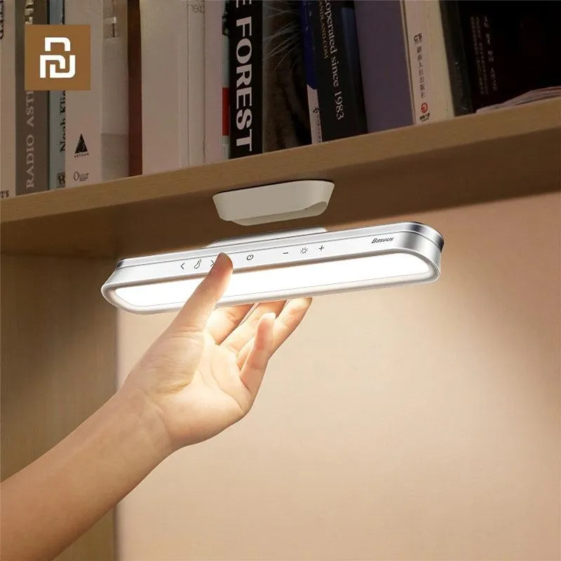 Accessoires Youpin Baseus Table magnétique lampe suspendue à la lampe de bureau LED sans fil de la lampe de lecture de la lampe sans étape