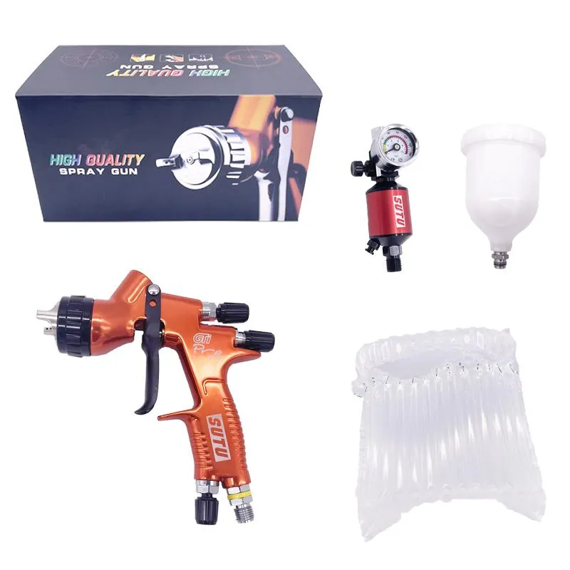 Spraypistolen SUTU Spray Gun GFG GTI pro Painting Gun T110 1.3mm Nozzle Paint Gun Water Based Air Spray Gun Airbrush High Atomization