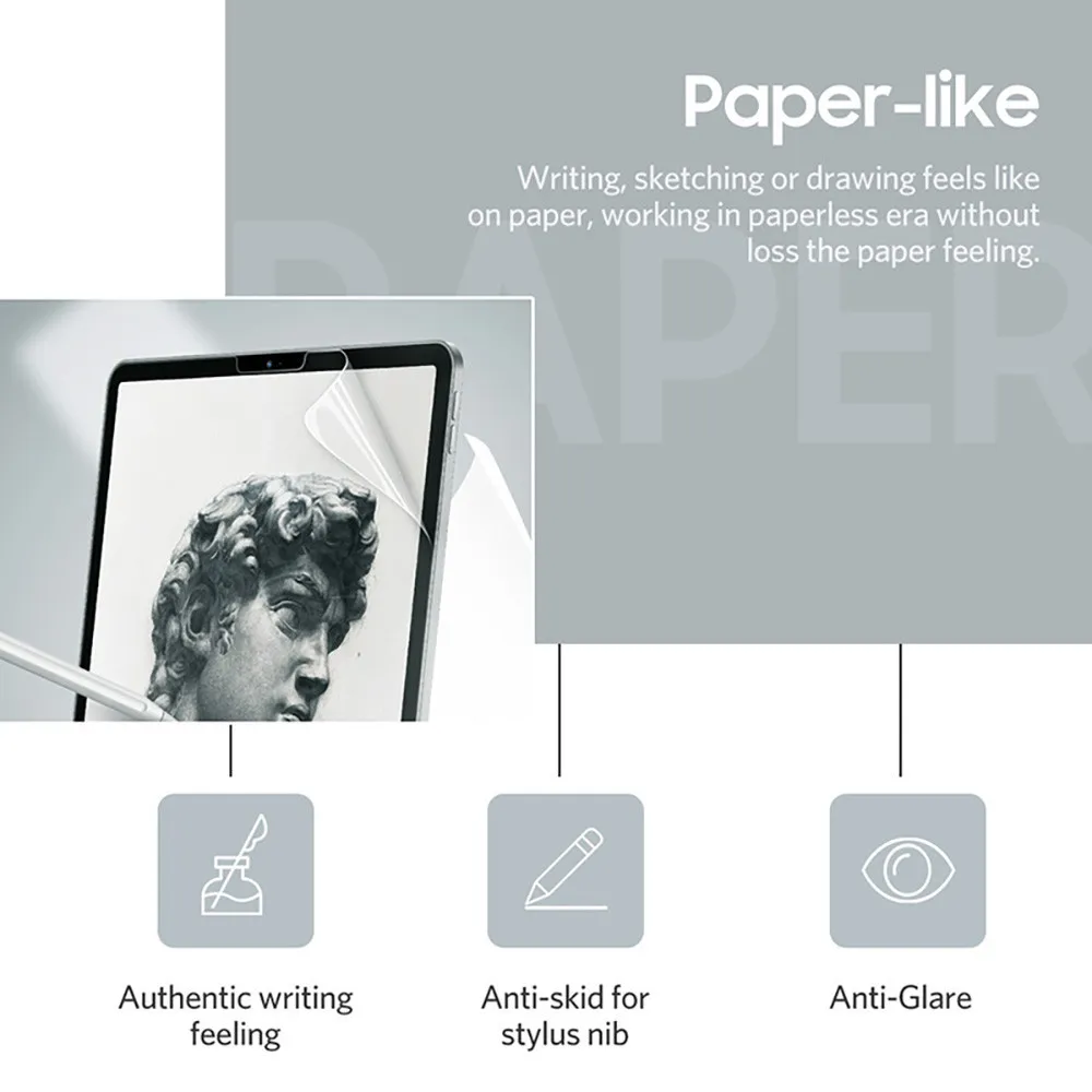 Paper Like Screen Protector for Ipad Pro 12.9 11 10.5 9.7 Air 1 2 3 Mini 4  5 Mat