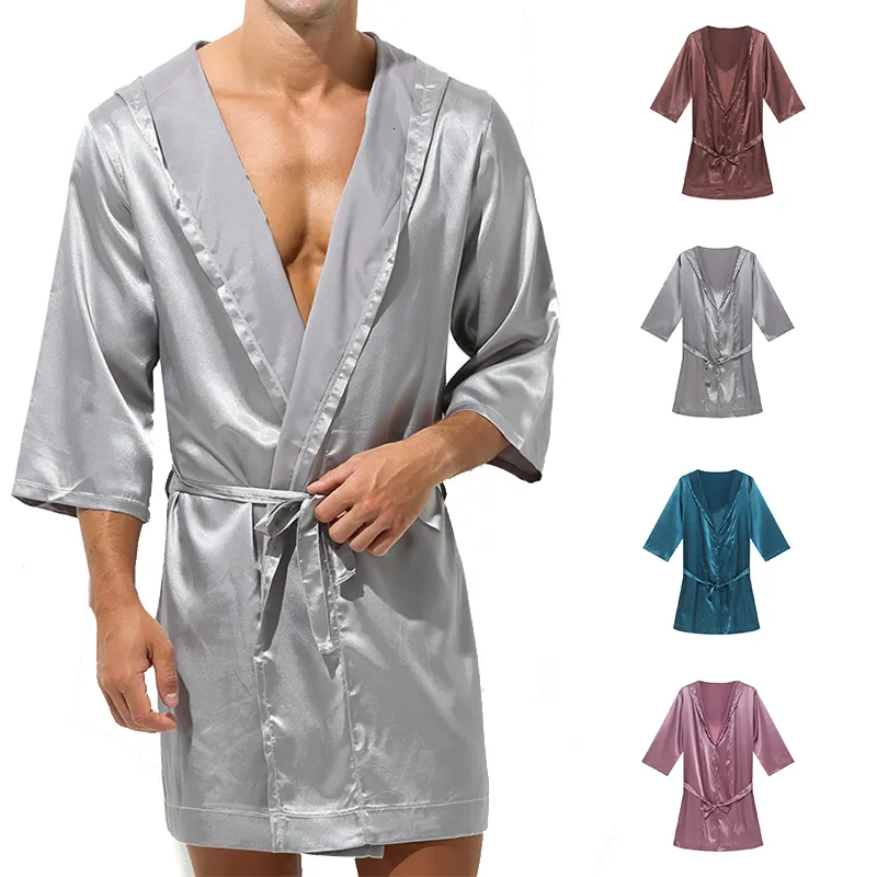 Short sleeve summer dressing sales gown