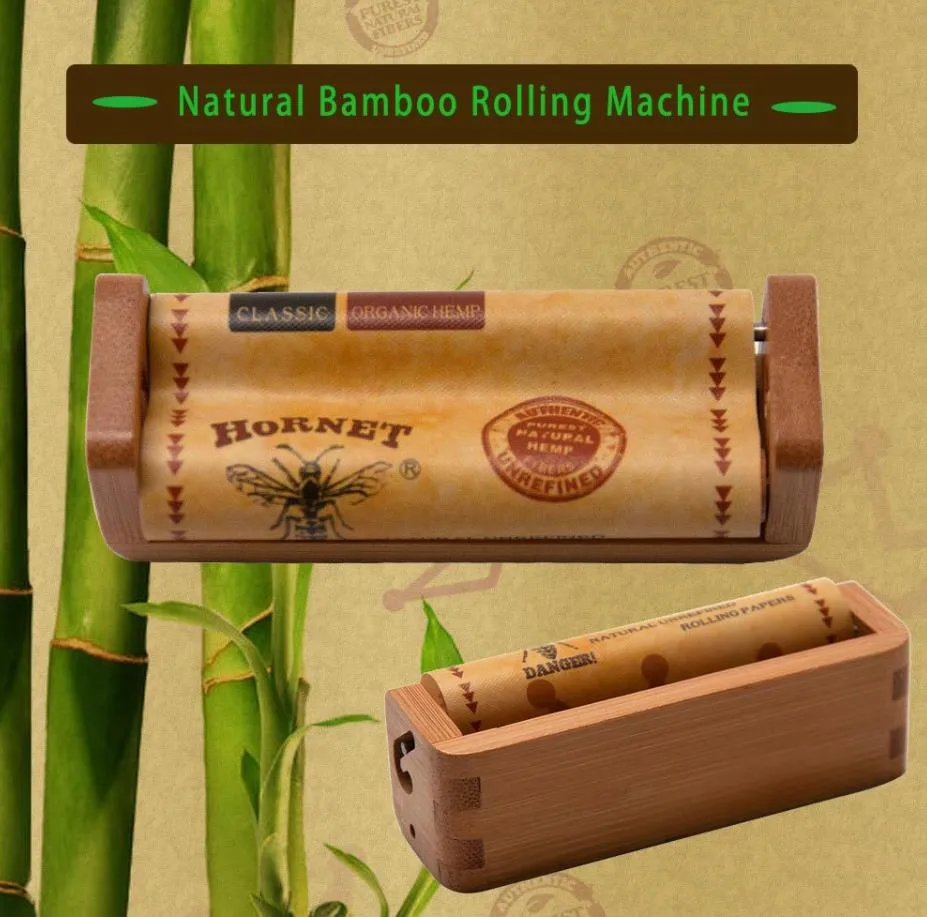 Palenie rur gorąco sprzedające 78 mm bambusowy producent papierosów, wykonany z naturalnego bambusowego materiału do lokówek ręcznych