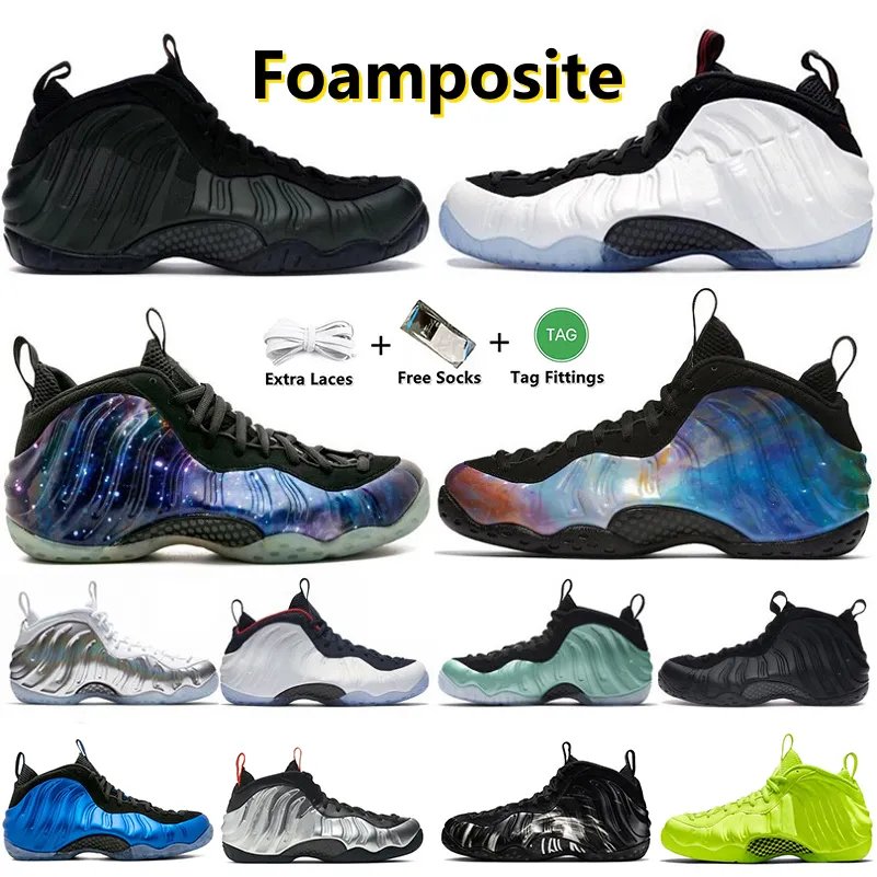 Męskie trenerzy buty do koszykówki Foamposite One Pro Penny Hardaway Buty Czarne Aurora Słoń Druku