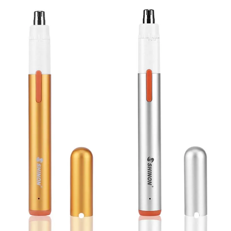 Tondeuses Stylo rechargeable tondeuse de nez pour femmes hommes sourcils nez tondeuse pour nez et oreille nettoyant machine d'épilation