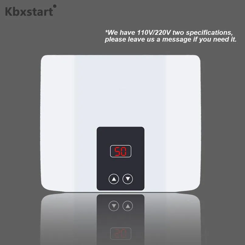 Heaters 5500W Electric Tankless Water Heater For Hot Water Heating ...