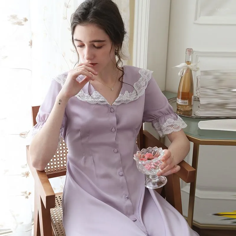 Chemise de nuit romantique victorienne best sale