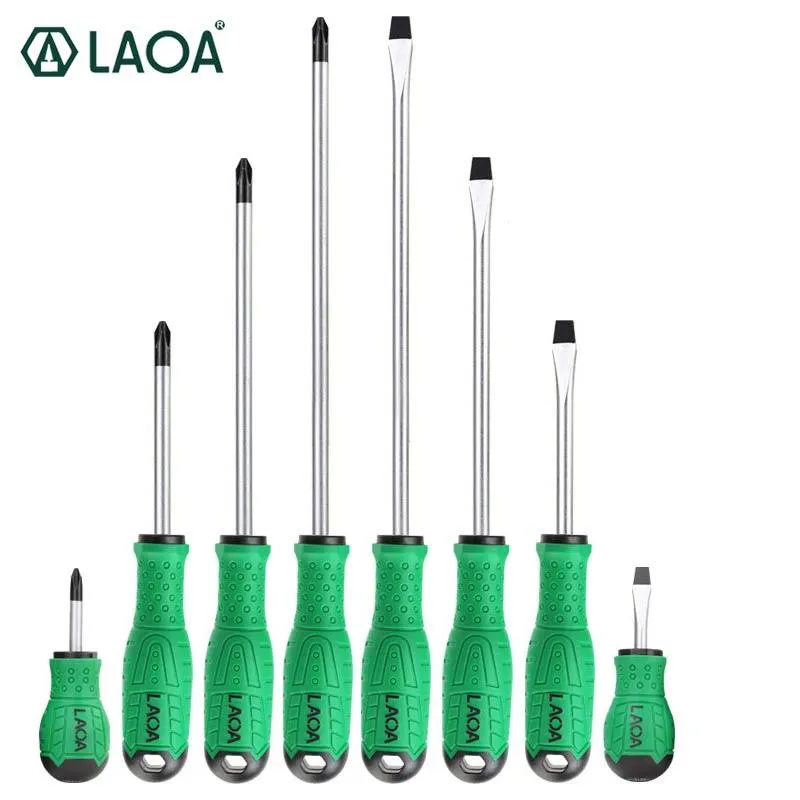 Screwdrivers LAOA S2 Screwdriver Slotted and Phillips Screwdrivers Set Household Hand Tools