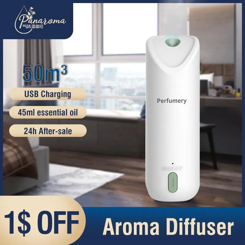 Fuktare Portable Mini Arom Diffuser USB för hem med olja inuti eterisk oljemaskin Silence DiFuzer Aromaterapi Hotel Luktenhet